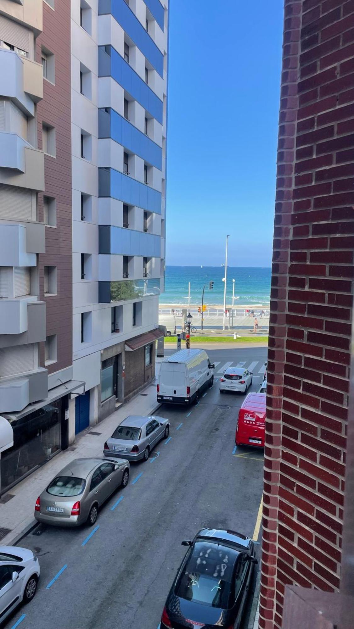 Apartamento Playa De Gijón Buitenkant foto
